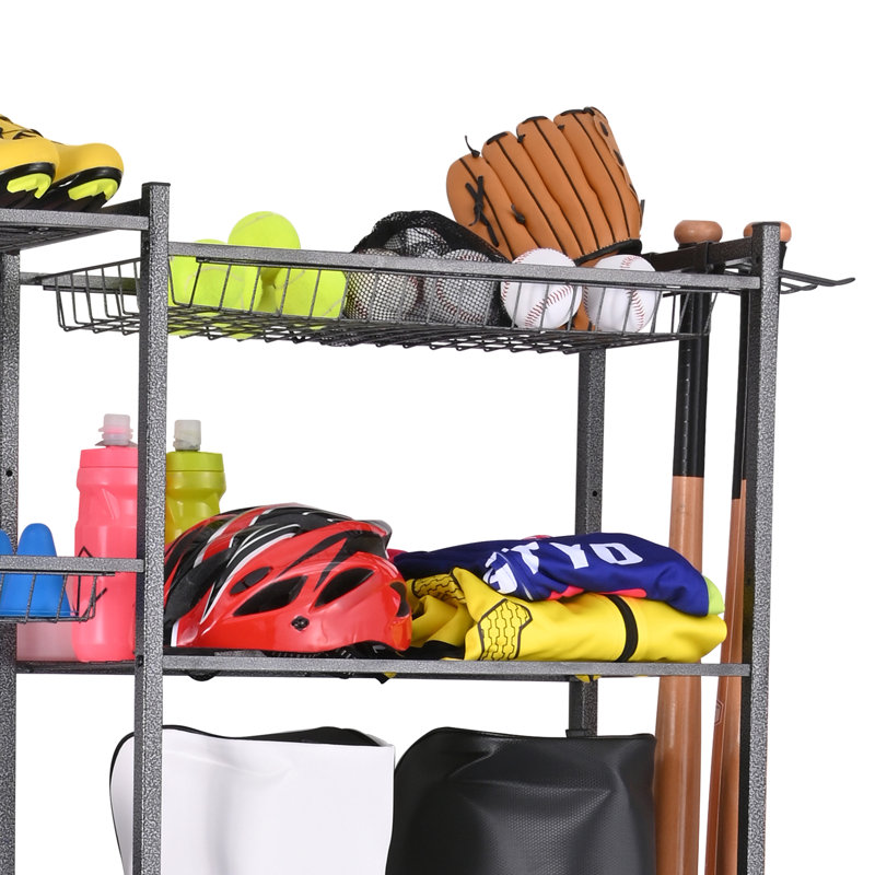 WFX Utility™ Freestanding Sports Rack & Reviews | Wayfair